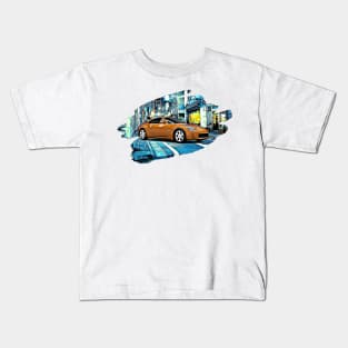 350Z Tokyo Night Print Kids T-Shirt